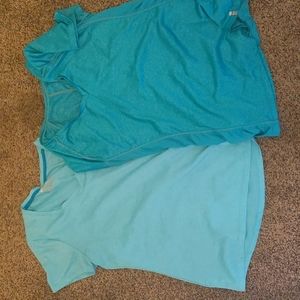 Set of 2 quick dry workout tshirts medium
